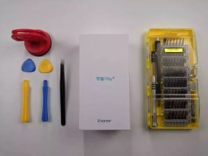 荣耀 Play 带框 拆机换屏视频教程-手机拆解教程网